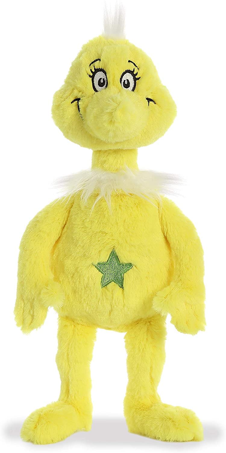 Aurora Dr. Seuss Plush Set Of 4: 12' Sam I Am, 12' Yertle The Turtle, 12' Sneetch, 12' Fox In Socks With Myriads Drawstring Bag