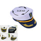Welecom Sailor Captain Hat Embroidery Boat Ship Sailor Hats Adjustable Navy Hat Children