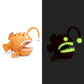 Zhongxin Made Anglerfish Plush Toy - Luminous 12'' Anglerfish Creepy Stuffed Animals, Brown Creepy Sea Life Goosefish Lanternfis