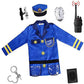 Sepco Police Officer Costume For Kids Role Play Kit With Cop Dress Up Costume Accessories, Ages 3-6 Yrs