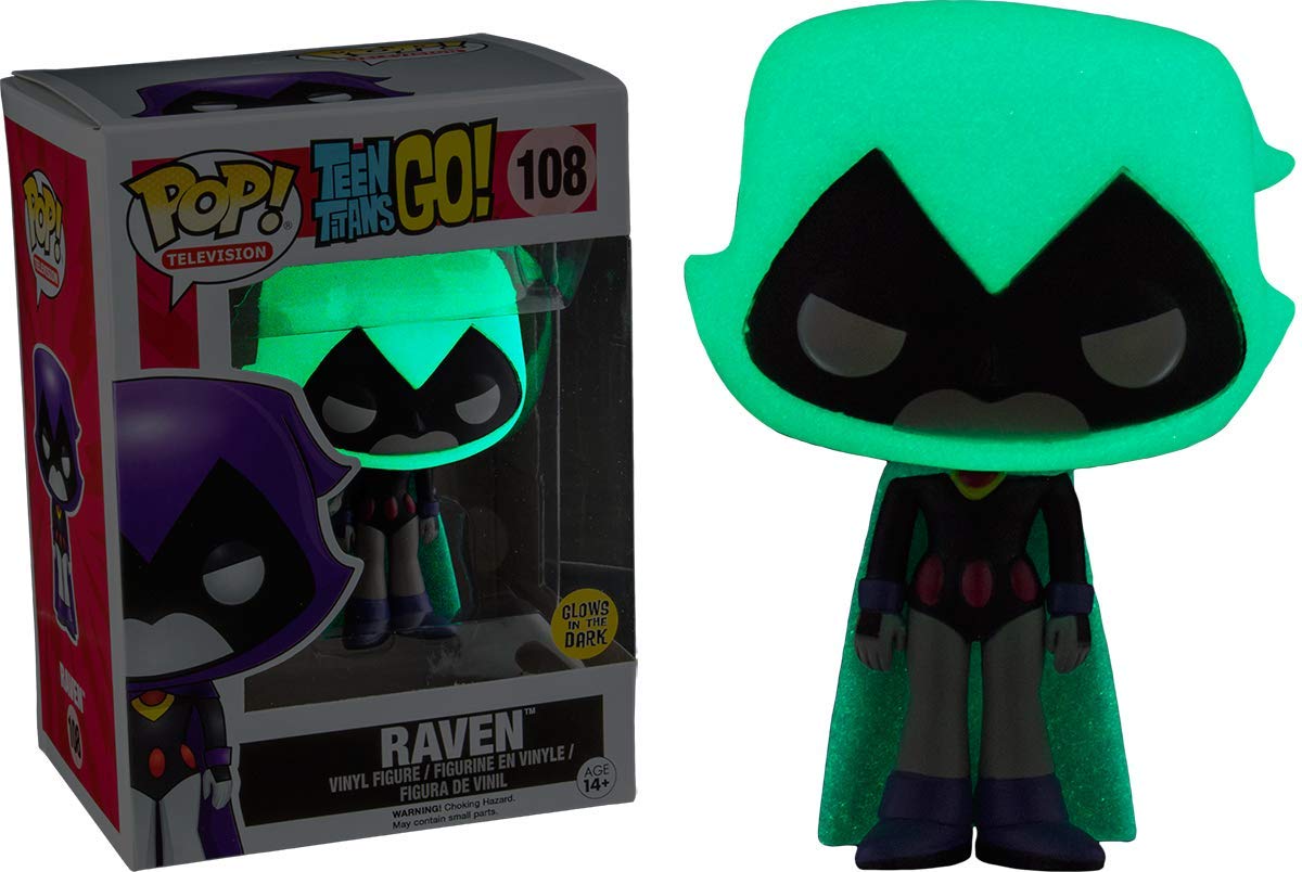 Funko Pop Television: Teen Titans - Purple Raven Glow In The Dark Collectible Figure, Multicolor