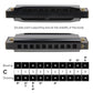 Kido Stainless Steel Harmonica for Beginners Ages 5+