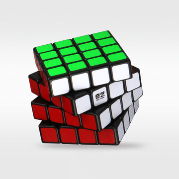 Amaza 4X4 Speed Cube Qiyi Toys 4X4X4 Magic Speed Cube Puzzles Black Games Toy For Kids And Adults