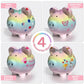 Personalized Kids Ceramic Piggy Bank with Name DIY, Cute Baby Girls Coin Bank Toy, Cool Money Bank for Teens Kids, My First Pigg