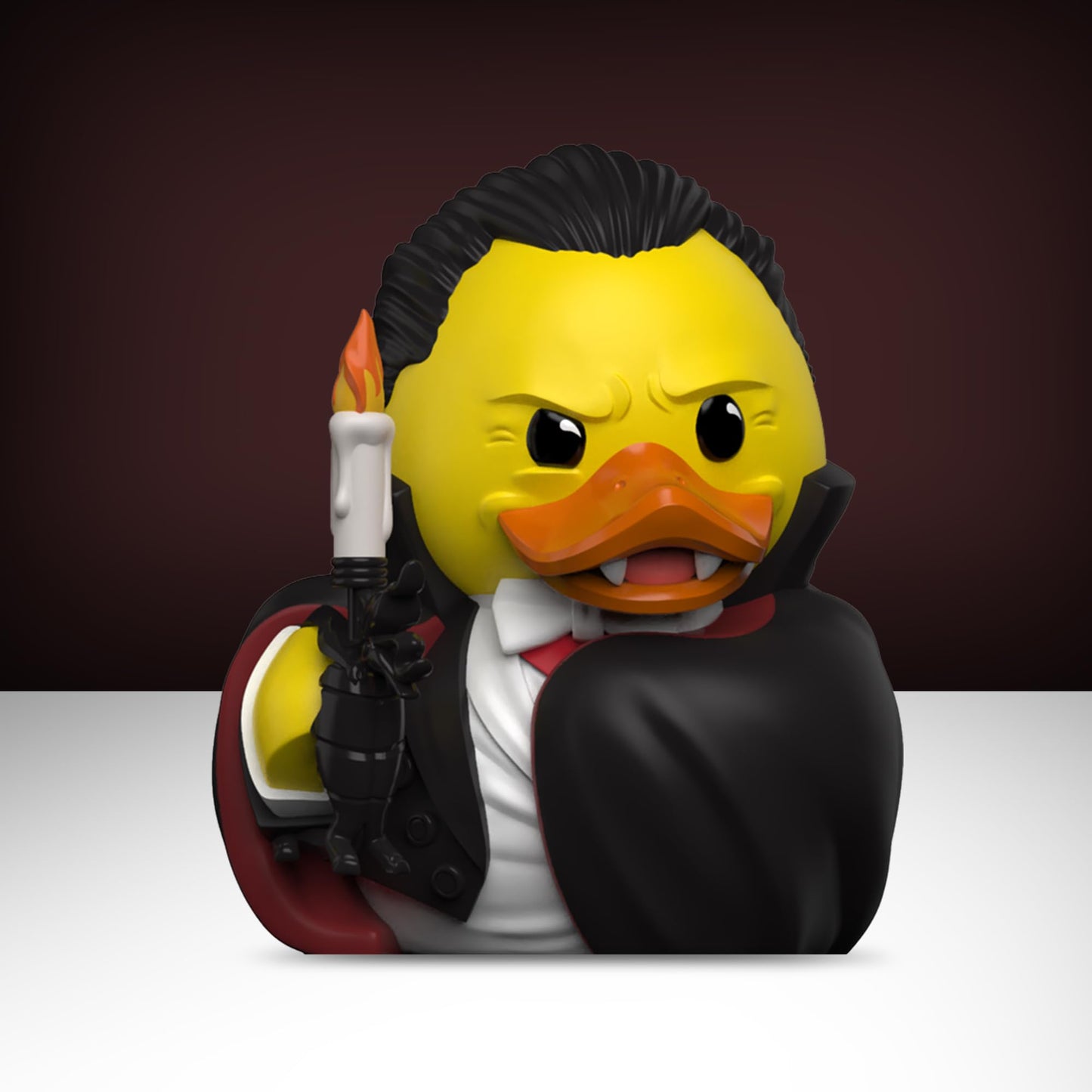 TUBBZ Rubber Duck - First Edition Dracula Cosplaying Vinyl Figure, Polyvinyl Chloride, Model NS4894, Color: Dracula