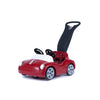 Step2 Side-by-Side Push Around Roadster  Kids Push Car  2 Seat Ride On Car  Seat Belts & Horn  for Toddlers 1.5-4 Years Old  Red