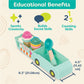 B. toys- Sweet Scoops- Pretend Play Ice Cream Truck Play Set - Play Food & Accessories - Toy Truck, Stackable Scoops, Magnetic S