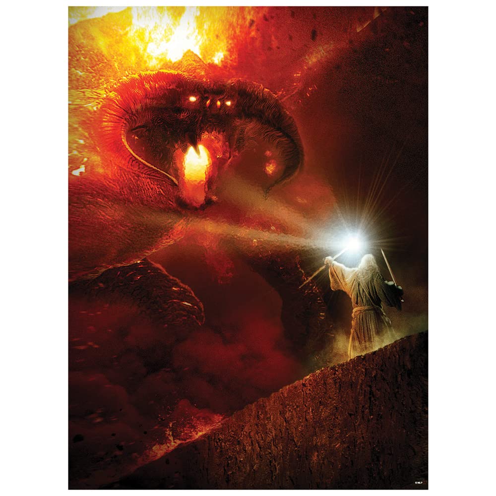 The Lord Of The Rings Balrog 500 Piece Jigsaw Puzzle For Adults, 16' L X 21.5' W