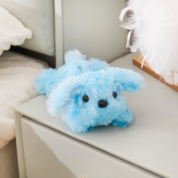 Wewill 10'' Light Up Blue Puppy Dog Led Stuffed Animal With Colorful Night Light Glow Soft Plush Toy Gifts For Kids On Christmas Birthday Valentines Day