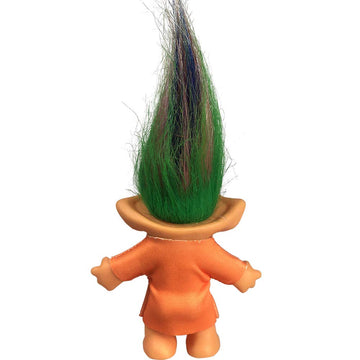 Lucky Troll Dolls,Vintage Troll Dolls Chromatic Adorable For Collections, School Project, Arts And Crafts, Party Favors - 7.5' Tall Colorful Hairs (Include The Length Of Hair)