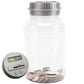 Qiekaka Coin Bank For Boys Adults, Piggy Bank For Adults Kids, Coin Jar With Lcd Change Counter For Counting Money, Change Bank