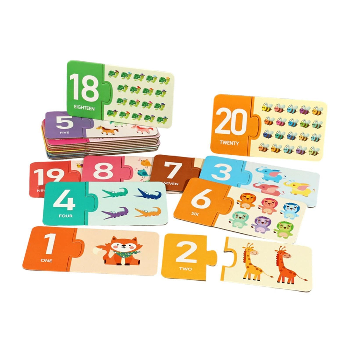 MerishoppMatching Game Handcraft Early Learning Toy For Preschool Birthday Boys Girls Number|Baby | Toys For Baby | Developmenta