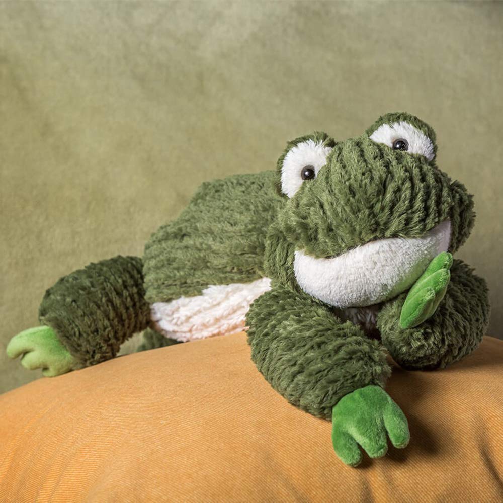 Mary Meyer Frog Stuffed Animal Cozy Toes Toy, 17-Inches, Soft Polyester Material, Model 27120
