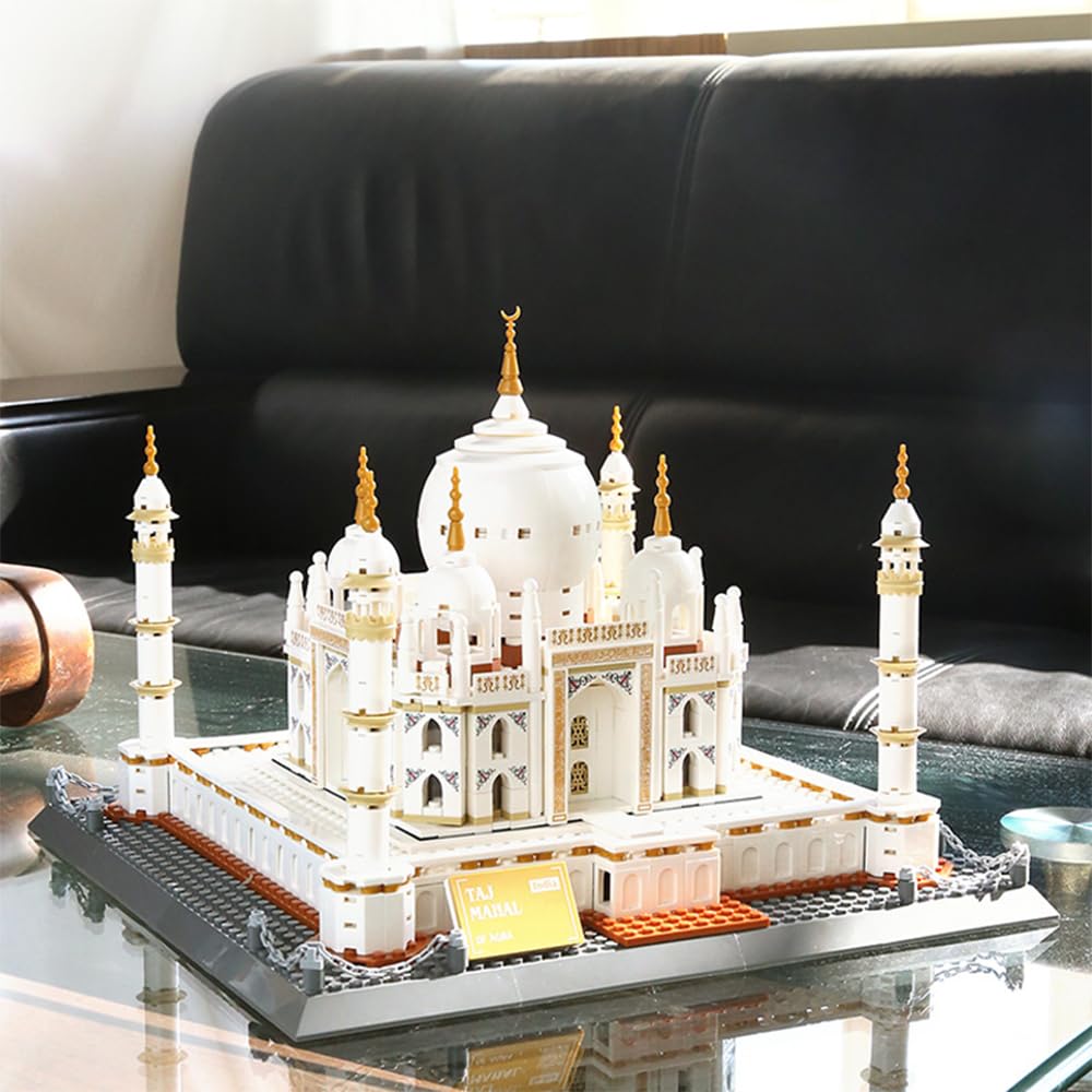 Apostrophe Games Taj Mahal Building Block Set (1,113 Pieces) India'S Taj Mahal Famous Landmark Series Model For Kids And Adults