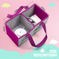 Portable Carrying Case Compatible With Toniebox Starter Set And Tonies Figurines,Travel Felt Cloth Musical Toy Folding Bag For Toniebox Accessories (Deep Purple)