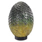 The Noble Collection Game of Thrones Rhaegal Egg - 8" Green Polyresin Model NN0029