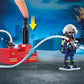 Playmobil Firefighters with Water Pump, Metal, Multi Color, Model 9468