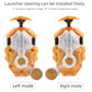 Bey Battling cutting edge Burst Launcher and Grip  B-184 Left Right Spin String Launcher Grip DB Layer System Compatible with All Bey Burst Series - Golden