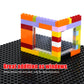 Clear Tranparent Flat Plates Bricks, 60Pcs Classic Pieces And Parts Panel, Window Bulk Building Blocks Accessories (Transparent)