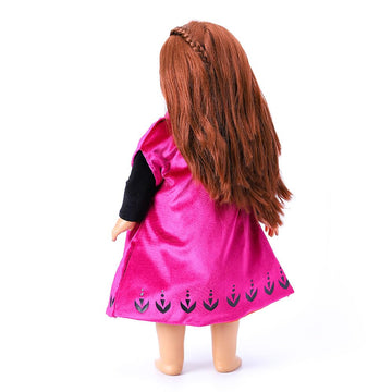 18-Inch Girl Doll Clothes Princess Dress Costume Fits 18” Dolls (Anna-2)