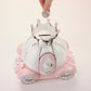 Baby Aspen Ceramic Porcelain Princess Carriage Piggy Bank, For A Baby Shower Or Baby Girl Room Decor, Pink/Silver/White