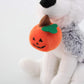 Plushland Halloween Pawpals 8 Inches Puppy Dog Plush Stuffed Toy Comes With Hat And Halloween Jack O Lantern - Pumpkin For Kids On This Holiday (Husky)
