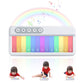 Foki Baby Piano Toy, Light Up Music Travel Kindergarten Toys Kids Mini Keyboard Preschool Learning Musical Pocket Piano For Baby