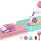 Kizjorya Sandbox With Lid, Kids Construction Sand Box With Excavator, Crane, Molds For Sensory Play, Toddler Outdoor Indoor Toys