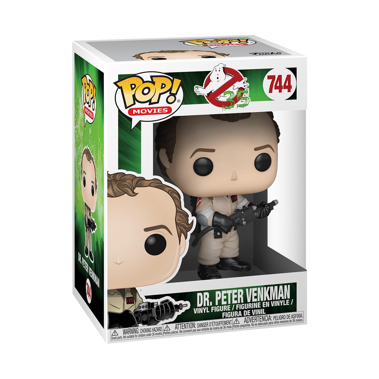 Funko Pop! Ghostbusters Dr. Peter Venkman Vinyl Figure - Standard Size, Multicolor, Model 39335