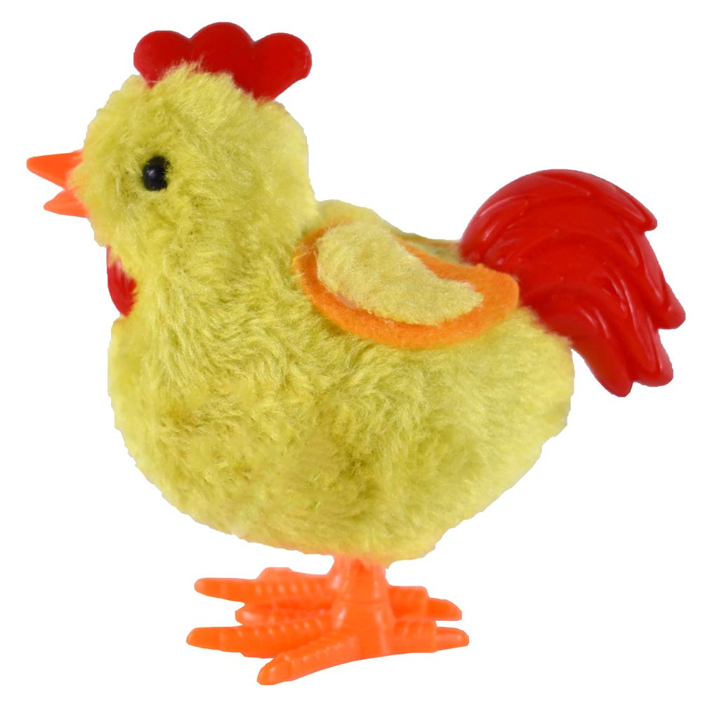 Novelty Giant Www.Noveltygiant.Com Wind Up Jumping Yellow Rooster Chicken Easter Egg