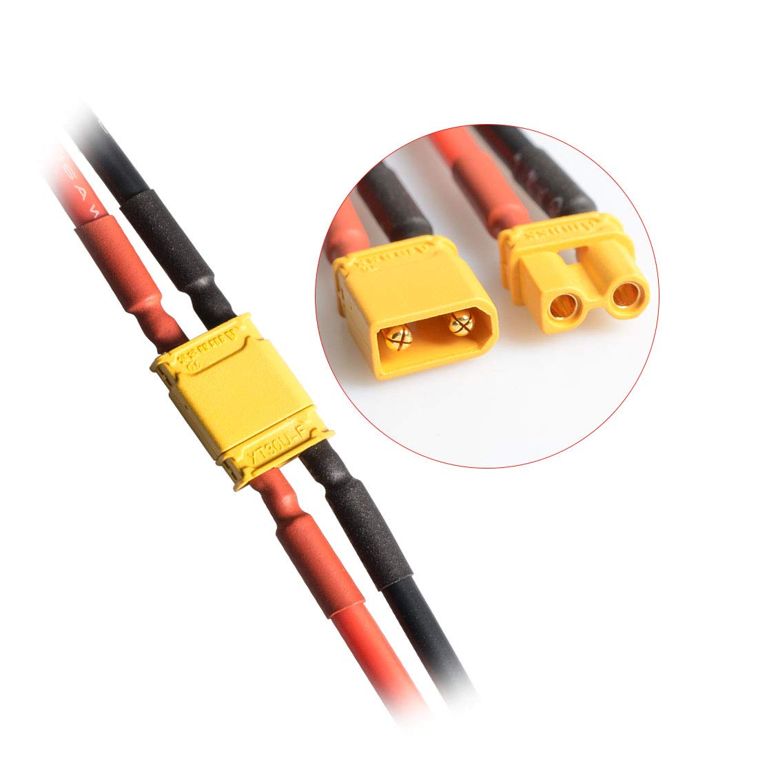 8 Pairs Xt30 Plug Male Female Connector With 150Mm 16Awg Silicone Wire For Rc Lipo Battery Fpv Drone