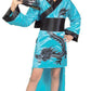 Child'S Teal Dragon-Lady Costume, Small