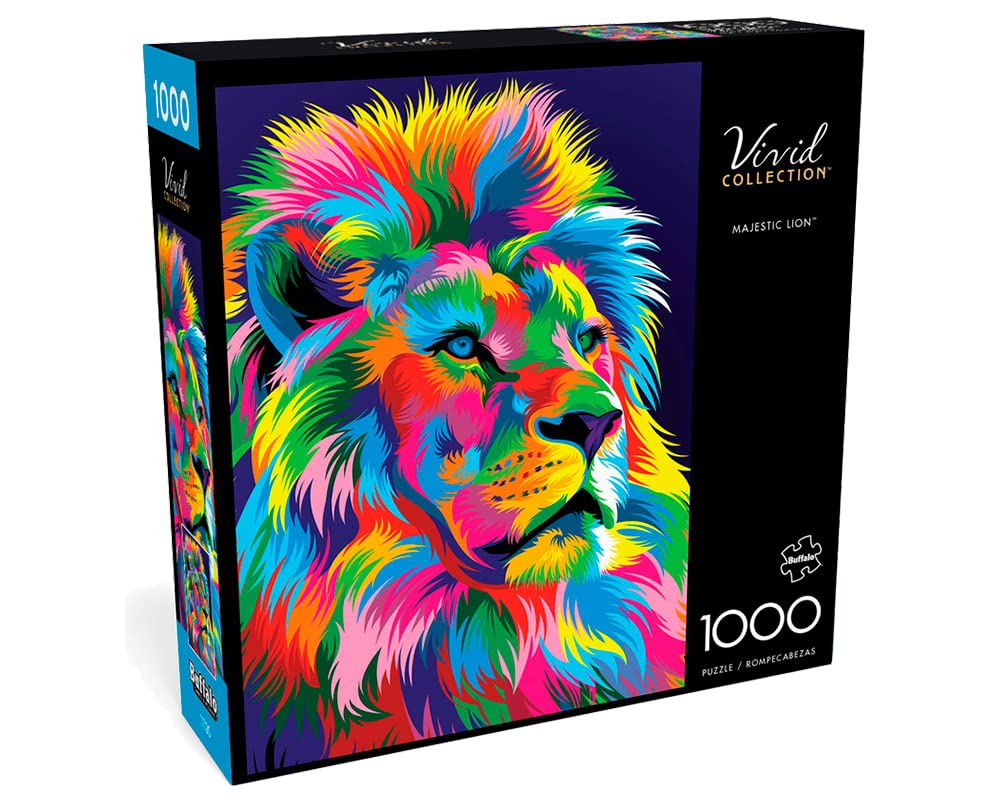 Buffalo Games - Majestic Lion - 1000 Piece Jigsaw Puzzle