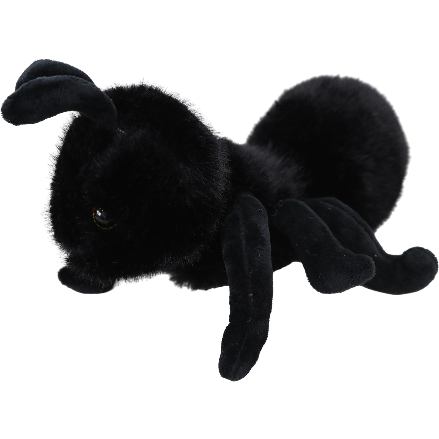 COSGOO Cute 9 Inch Stuffed Fuzzy Ant Animal Plush Toys Fluffy Ant Plushie Doll Gift for Kids and Lovers in Birthday  Thanksgiving Day  Christmas  Valentine's Day...- Black