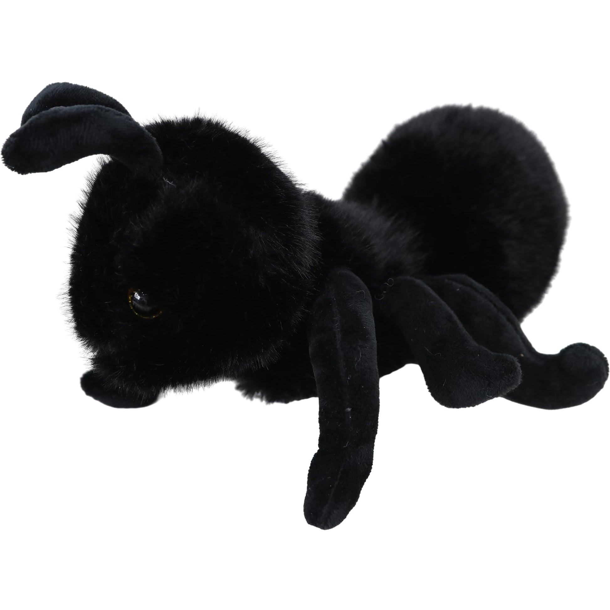 COSGOO Cute 9 Inch Stuffed Fuzzy Ant Animal Plush Toys Fluffy Ant Plushie Doll Gift for Kids and Lovers in Birthday  Thanksgiving Day  Christmas  Valentine's Day...- Black