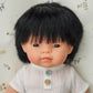 Miniland Doll 15'' Asian Boy (Box) - Made In Spain, Anatomically Correct, Quality