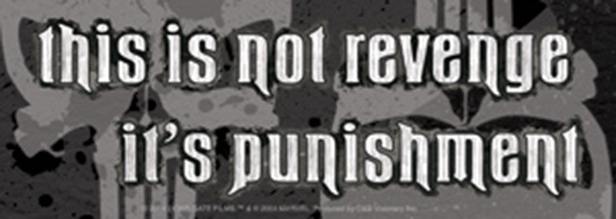 Licenses Products Punisher Revenge Sticker