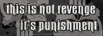 Licenses Products Punisher Revenge Sticker