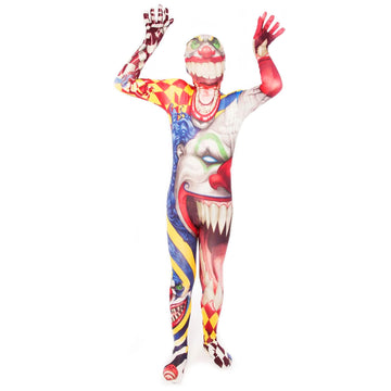 Morphsuits Kids Scary Clown Costume For Boys, Killer Clown Costume For Kids Boys, Scary Clown Halloween Costumes, Boys Scary Clown Costume, Large
