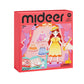 Mideer Paper Doll Kits, Reuseable Dress Up Paper Doll with Storage Box, DIY Dress Up Games for Girls Ages 4-7, Kids Fashion Desi