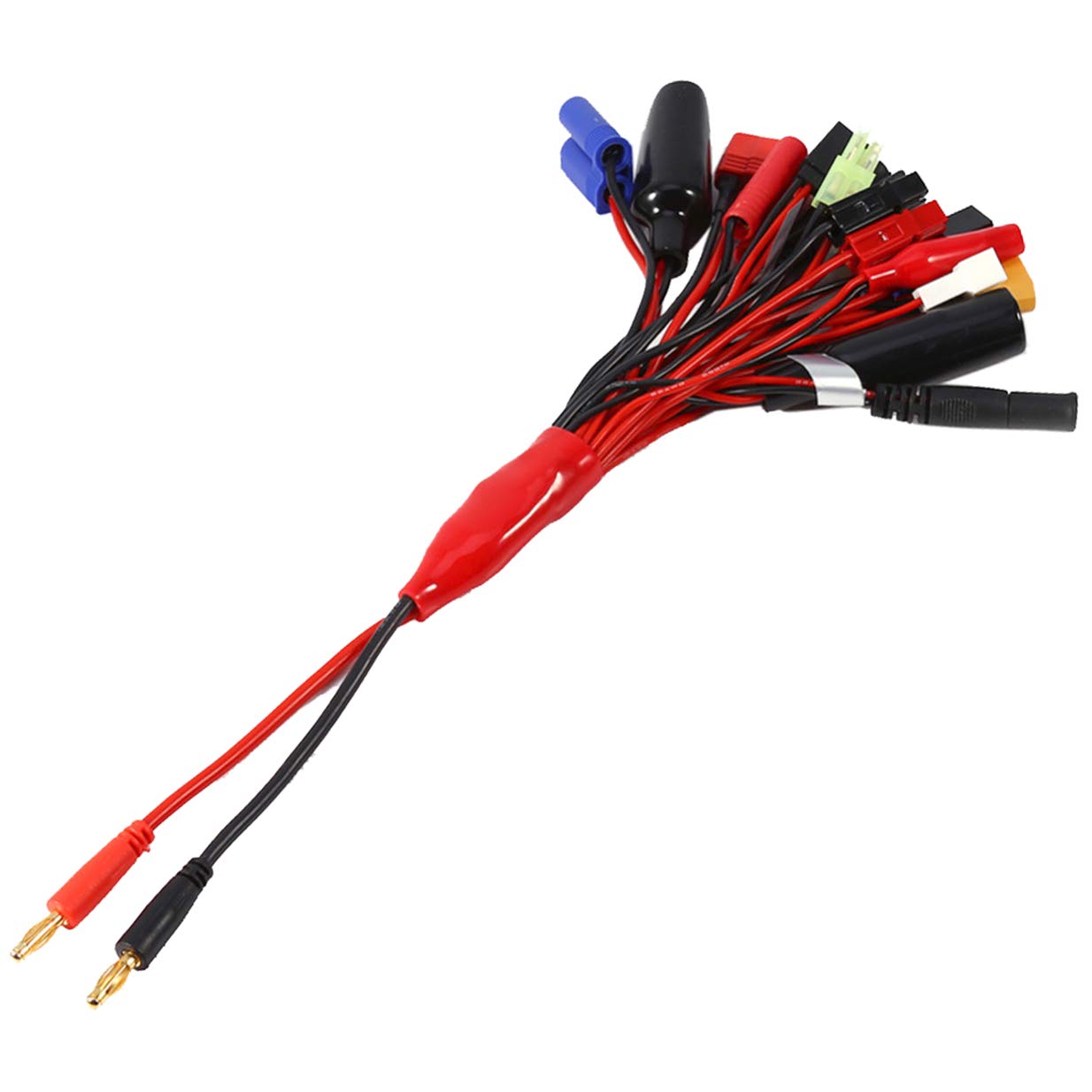 Vgoohobby 19 in 1 RC Car Truck Lipo Battery Multi Charger Adapter Lead Cable Converter Compatible with Traxxas Tamiya RC Car Tru