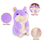 Sanjoin Toddlers Toys For 2 3 Year Old Talking Hamster Repeats What You Say, Interactive Birthday Gift, Kids Toys For Boys Girls Gifts For 1.5+ Year Old Kids, Baby, Child (Purple)