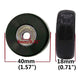 Oro 1 Pair Luggage Wheels Replacement 40 * 18Mm Case Wheels With 8Mm(0.31') Bearings Wheels For Suitcase And Inline Outdoor Skate And Caster Board