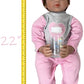 22' Baby Doll | Reborn Realistic Baby Doll That Looks Real | Weighted Soft Newborn Silicone Baby Doll Gift Set With Swaddle Blanket, Pacifier Toy, Play Bottle & Birth Certificate