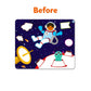 Skillmatics Dot It Sticker Art Activity - Space, Mess-Free Fun For Kids, 500+ Stickers, Craft Kits, Diy Activity, Travel Toys, Gifts For Boys & Girls Ages 3, 4, 5, 6, 7