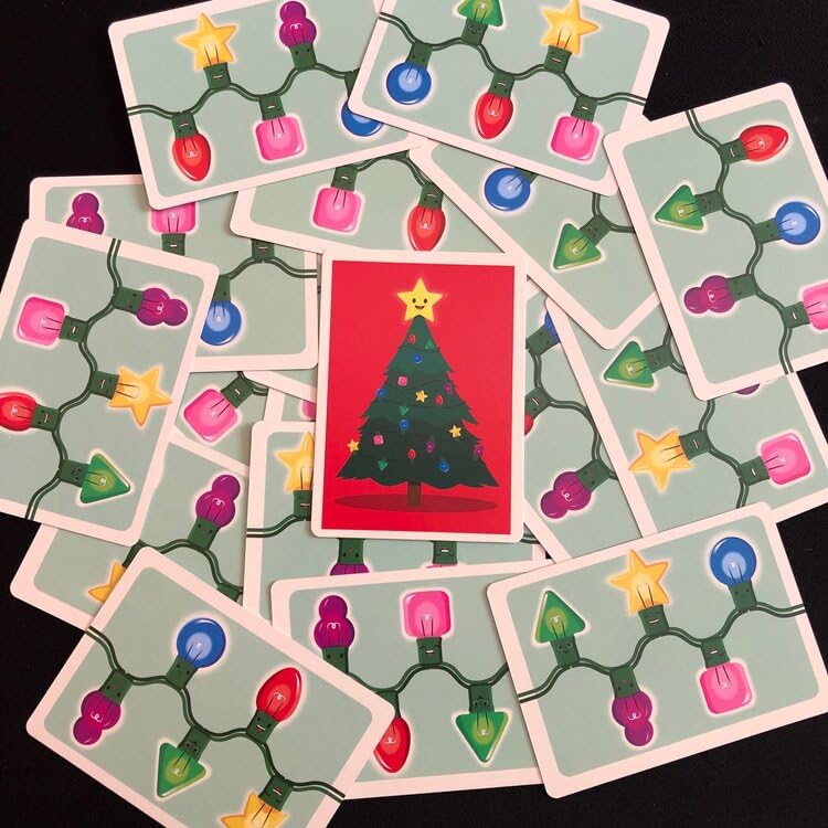 25th Century Games Christmas Lights Card Game - 13 Holiday-Themed Games, Multicolor, Model TFC1600025CG