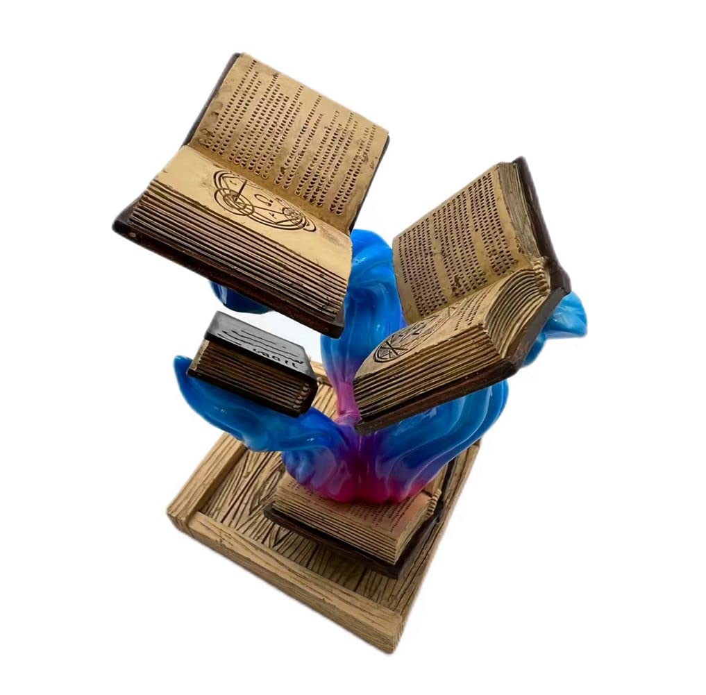 Thyggzjbs Magic Book Dice Tower,Tomes of Magics Dice Tower Magics Dice Tower Big Book Dice Tower Ornaments Clear Ornament Bulbs,