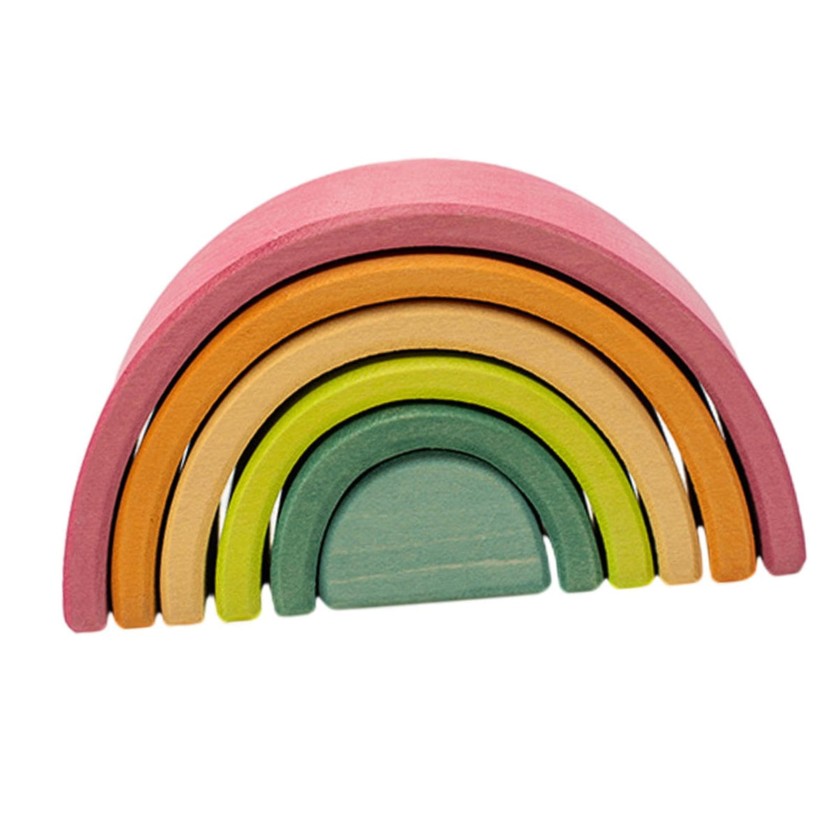 Bnf Wooden Rainbow Stacking Toy Building Blocks For Age 4 5 6 Kids Holiday Gifts Style Cbaby | Toys For Baby | Developmental Bab