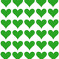19Mm (3/4 Inch) Green Heart Sticker Sheets Crafting Labels For Decorations And Party Supplies - 4320 Pack By Royal Green