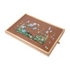 Hehimhis Puzzle Tables For Drawers, Small Jigsaw Puzzle Board 12Inch X 17.3Inch Portable Puzzle Plateau With Storage Drawers Smo